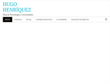 Tablet Screenshot of hugohenriquez.com